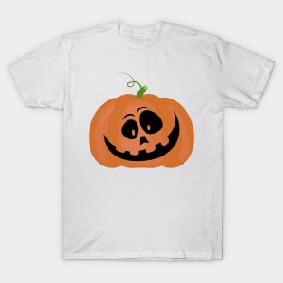 halloween scary evil pumpkin funny pumpkin head T-Shirt